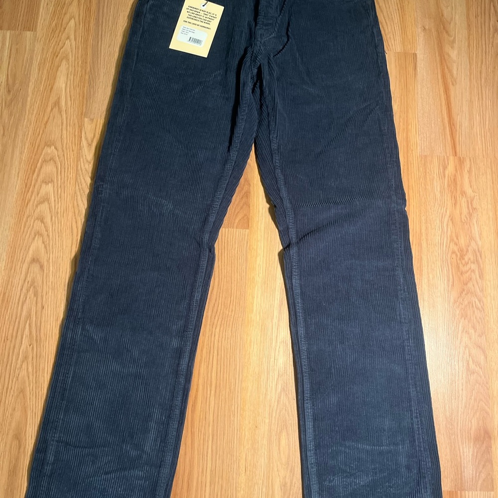 Indigo Blue Colored Corduroys Men’s 29/32 Cords New With Tags